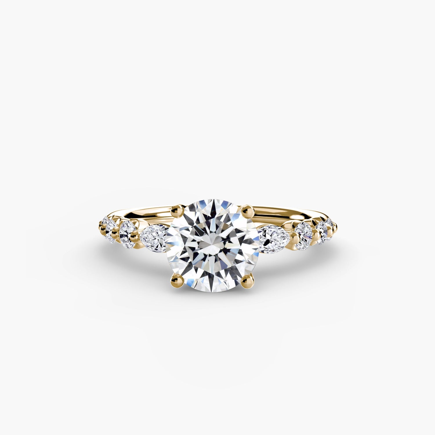 Brillant Setting 0,29 carats Gold – vue de face