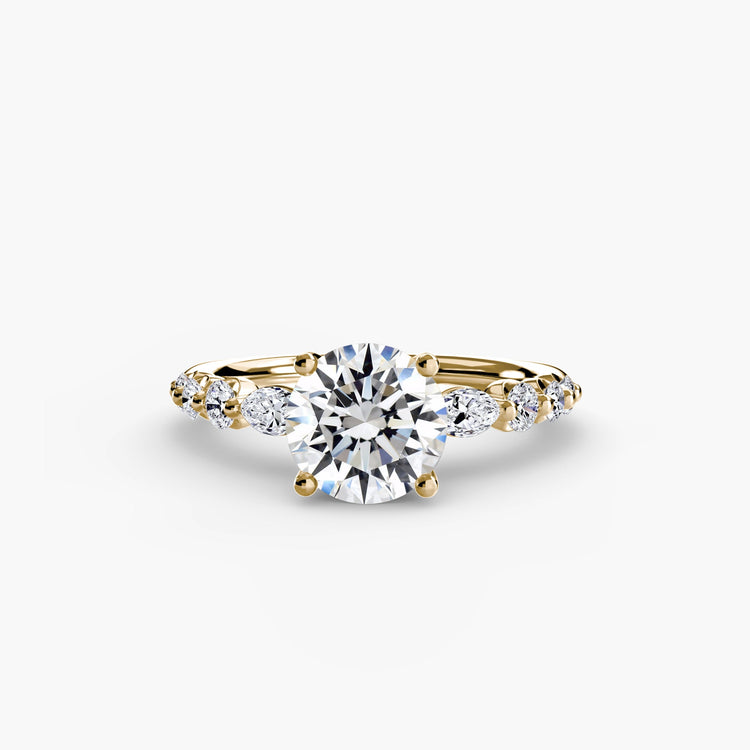 Brillant Setting 0,29 carats Gold – vue de face