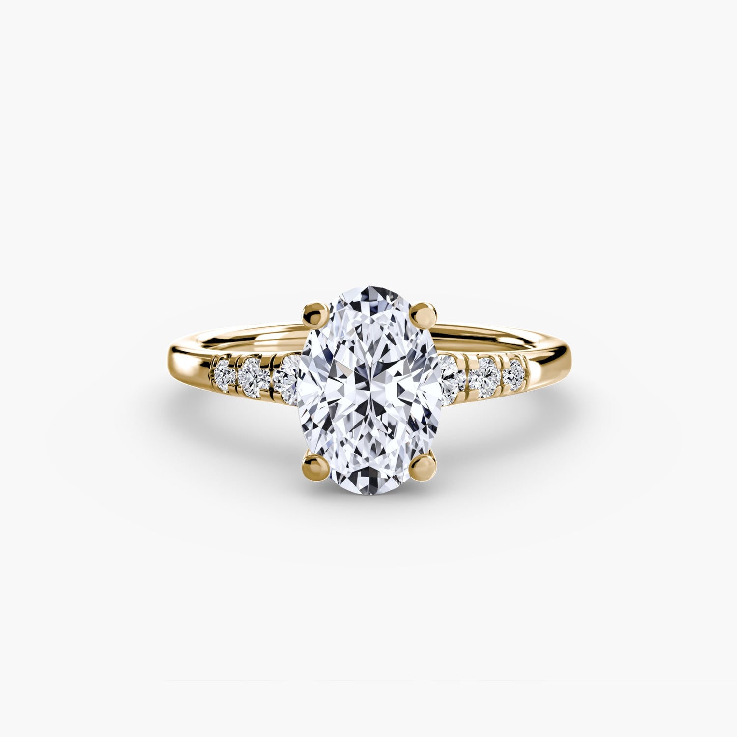 Gemme Setting carats Gold – vue de profil