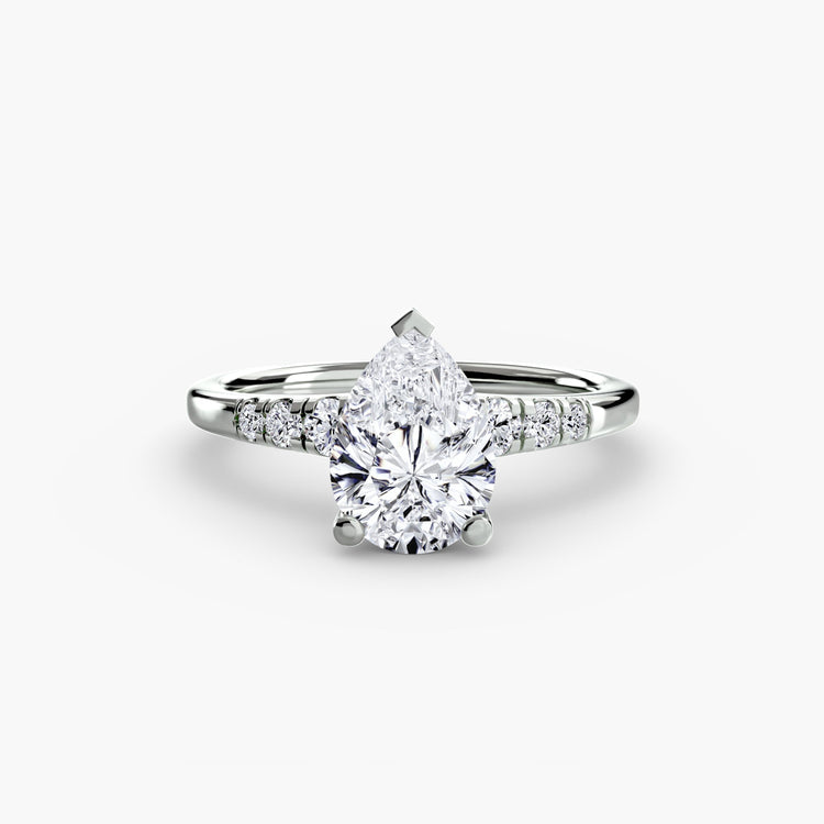 Gemme Setting carats Gold – vue de dessus