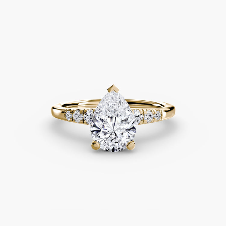 Gemme Setting -carats Gold – vue de dessus