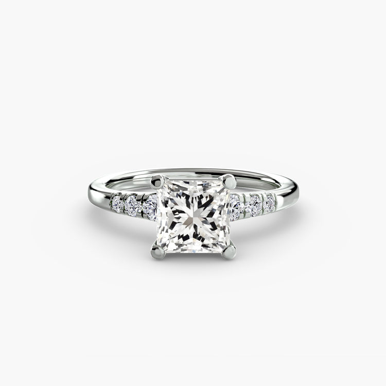 Gemme Setting -carats Gold – vue de côté