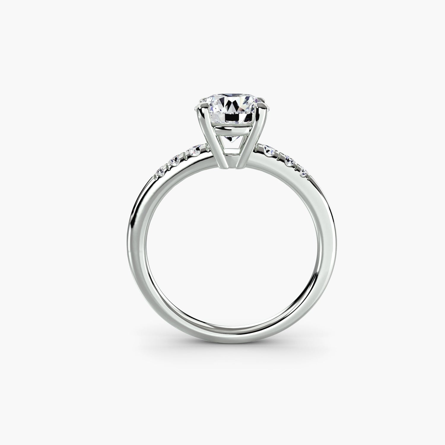 Gemme Setting -carats Gold – vue de face