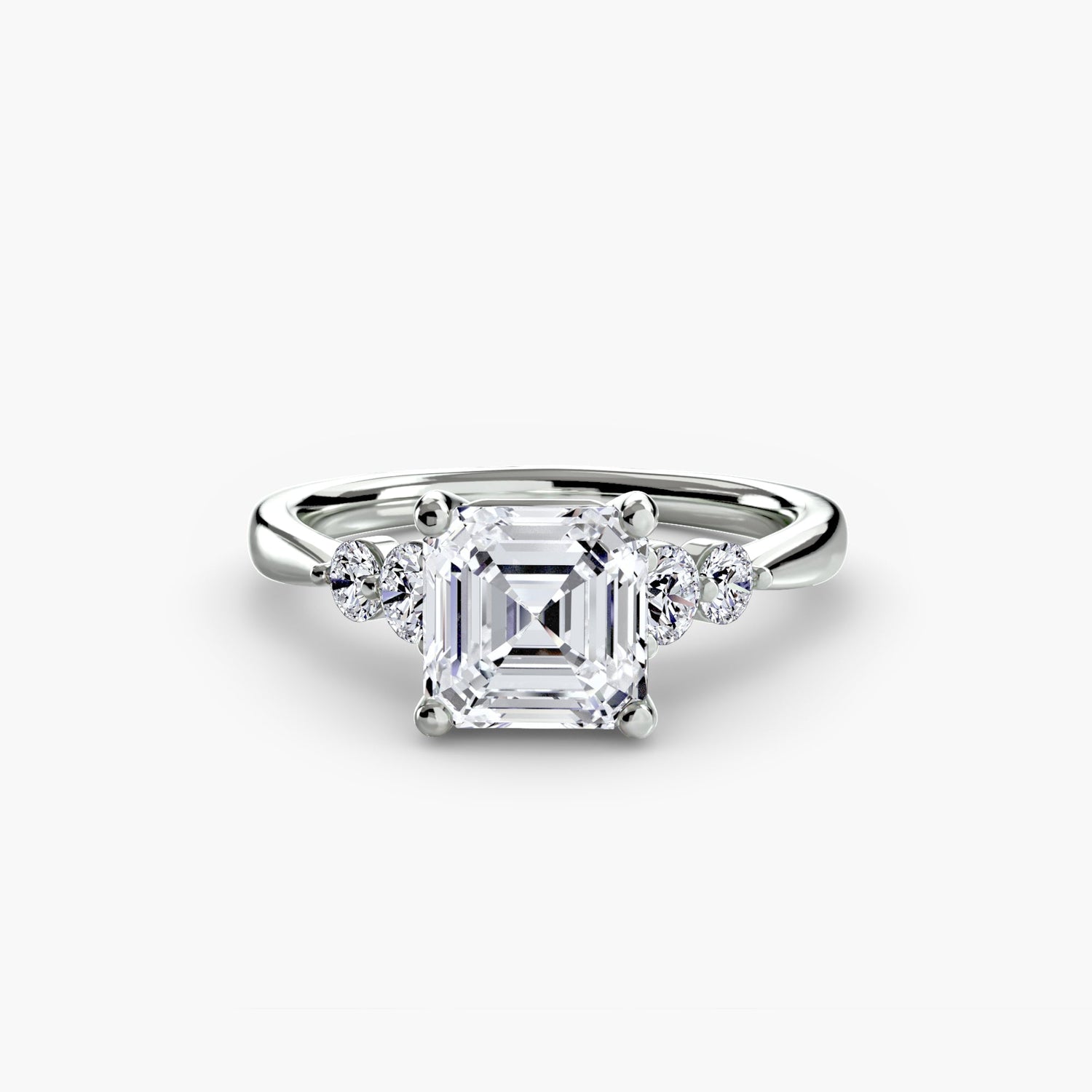 Fin Setting carats – gros plan