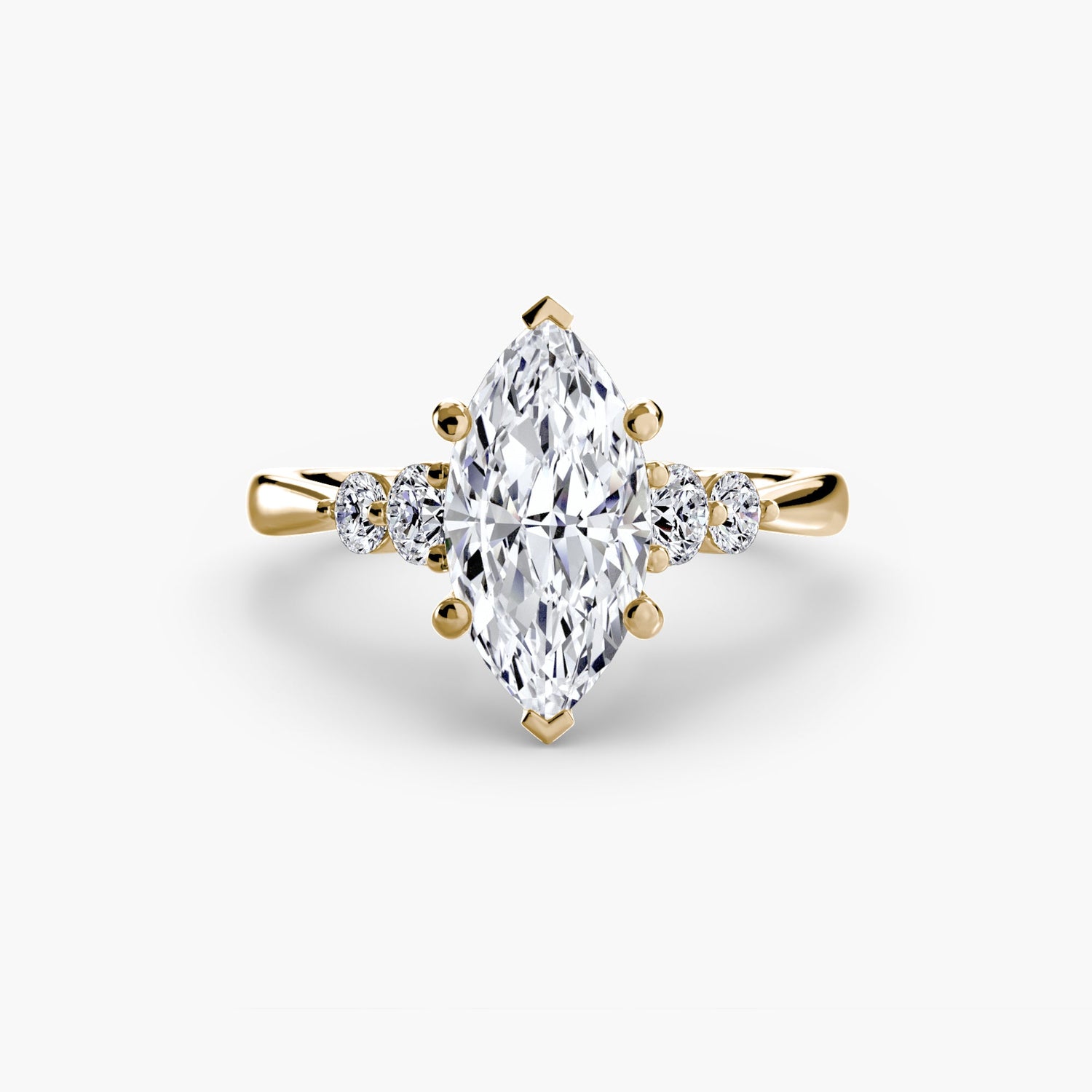 Fin Pierre Précieuse Setting carats – gros plan