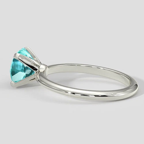 Rare bague solitaire tourmaline Paraiba
