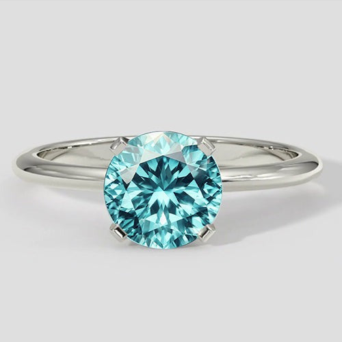 Rare bague solitaire tourmaline Paraiba