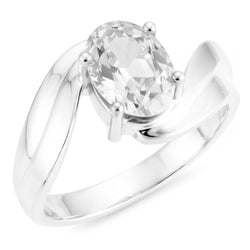 Rayonnant Tige Torsadée Brillant Solitaire de Fiançailles – 4