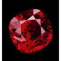 Artisanal Rubis Birman Pierre Certifiée Loose 3 carats – vue de face
