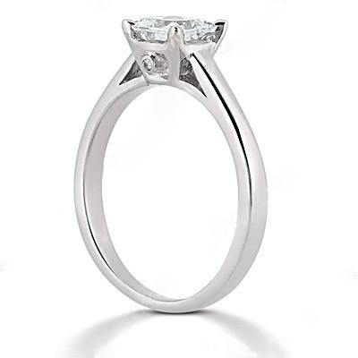 Réel Diamant 1.21 Ct. Bijoux Bague De Fiançailles Solitaire