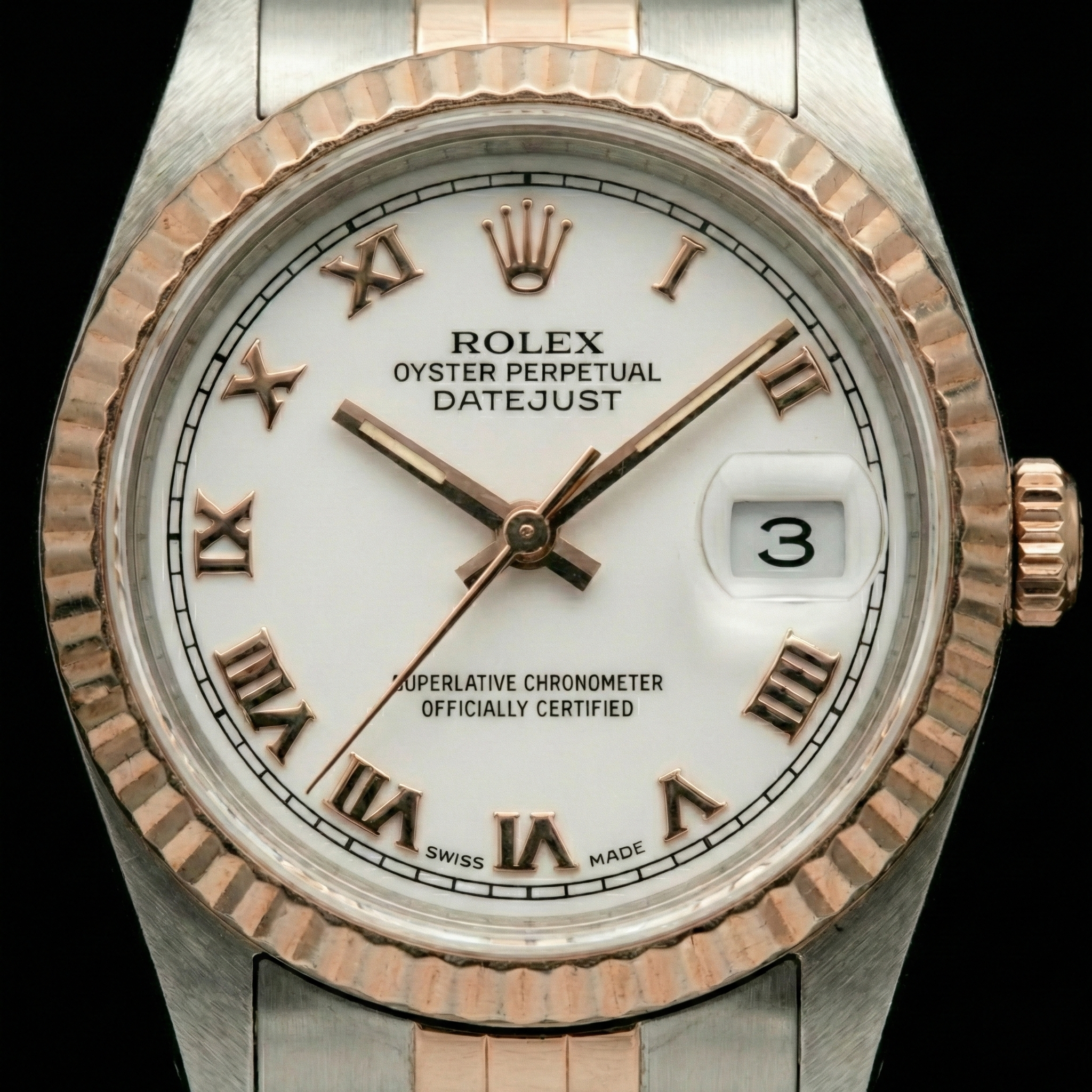 Regarder femme Rolex Datejust à cadran romain blanc huître Perpétuelle