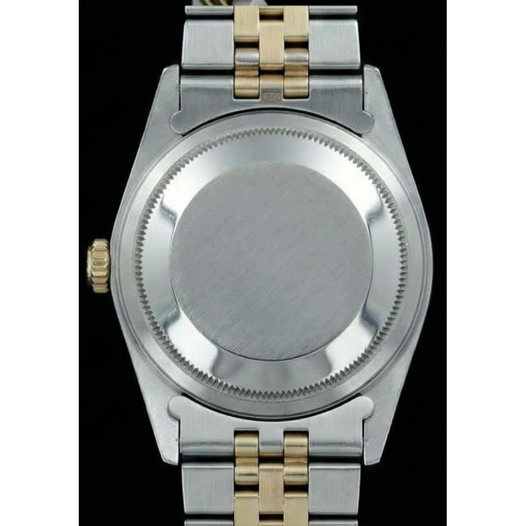 Regarder Datejust Rolex dame acier inoxydable & Or jubilé Champagne Cadran Romain