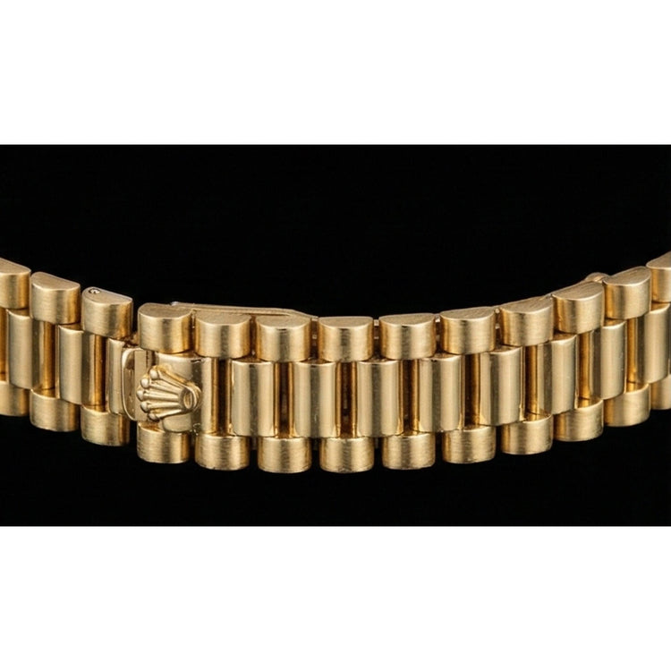 Regarder Rolex Datejust Bracelet en or jaune Cadran bâton Lunette en diamant
