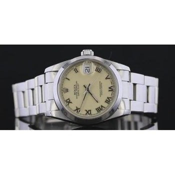 Regarder Rolex Datejust Cadran romain Lunette lisse
