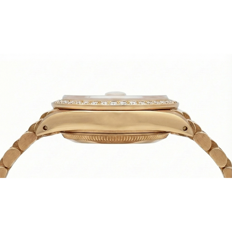 Regarder Rolex Datejust still présidentiel bâton de champagne cadran lunette