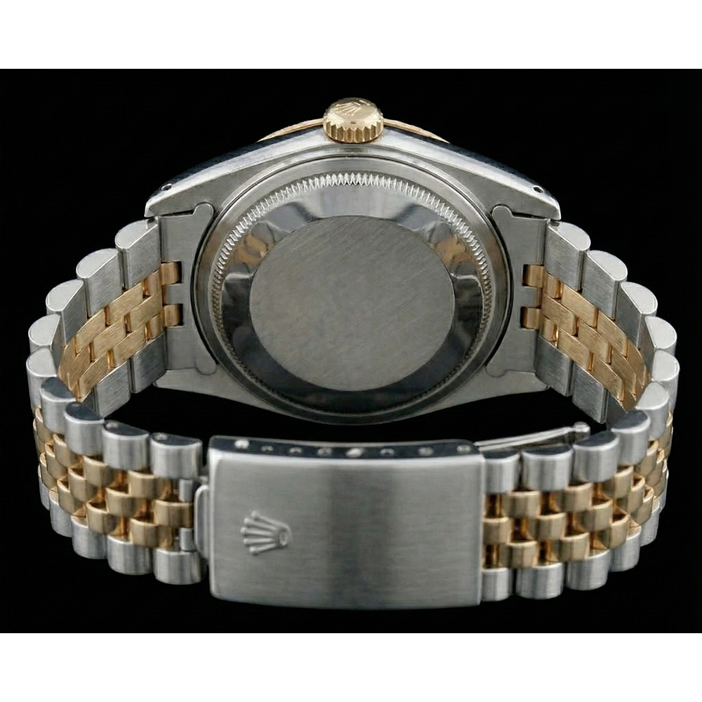 Regarder Rolex en acier inoxydable et cadran bleu pour hommes, RÉGLAGE RAPIDE