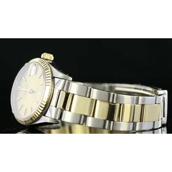 Regarder Rolex huître Bracelet Lunette Cannelée 