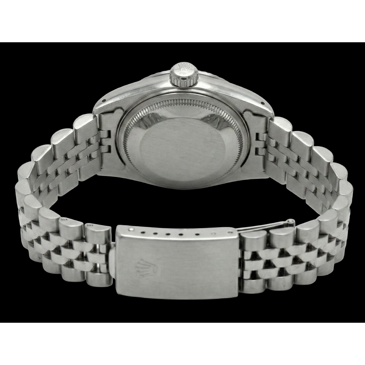 Regarder acier inoxydable Jubilé Dame Date Cadran Bâton Argenté Rolex Datejust