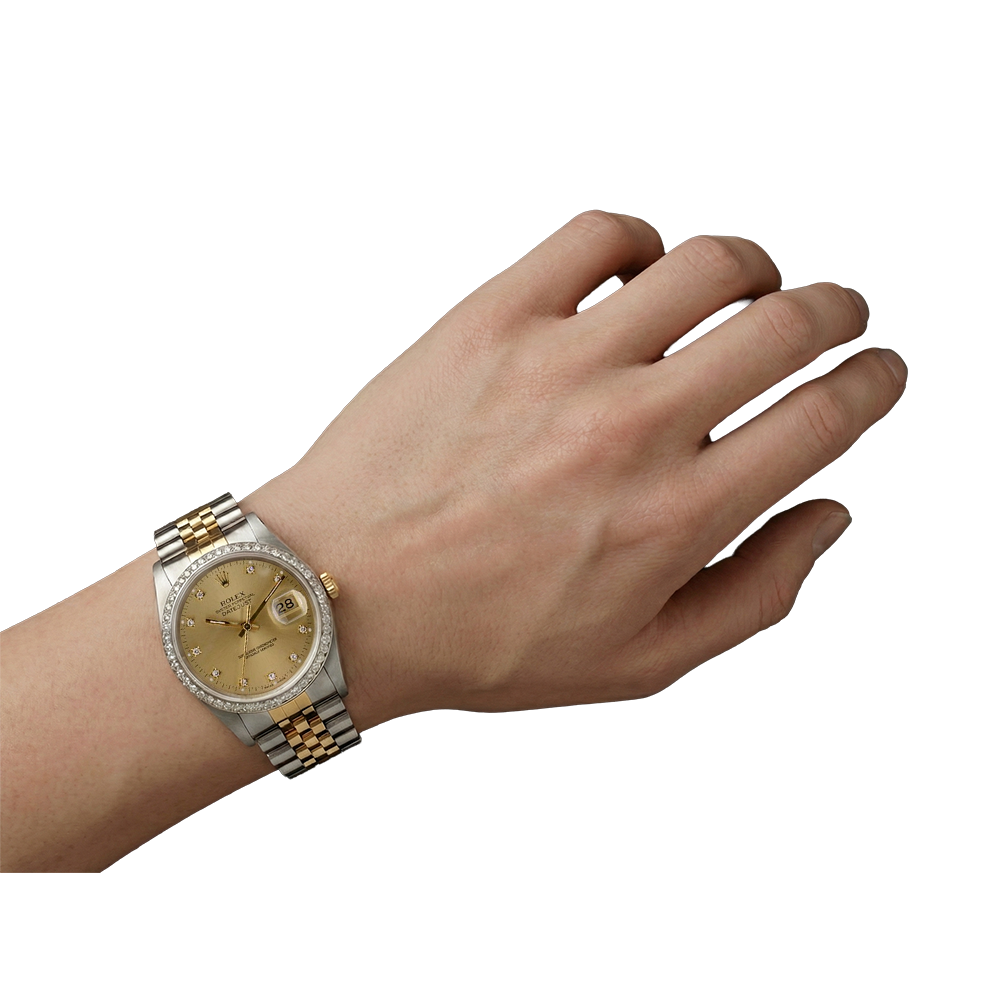 Diamant Fin Rolex en Gold – vue d'angle