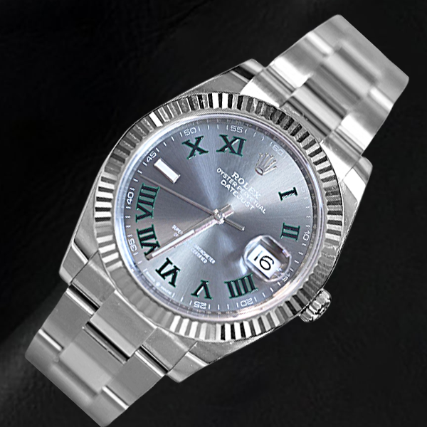 Montre Rolex Datejust 41 Cadran Ardoise Wimbledon Acier Inoxydable
