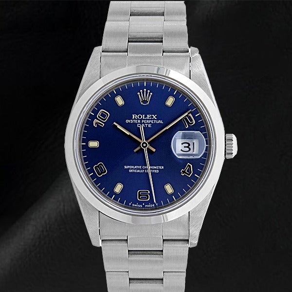 Rolex Stainless Steel avec Pierre Précieuse – vue principale