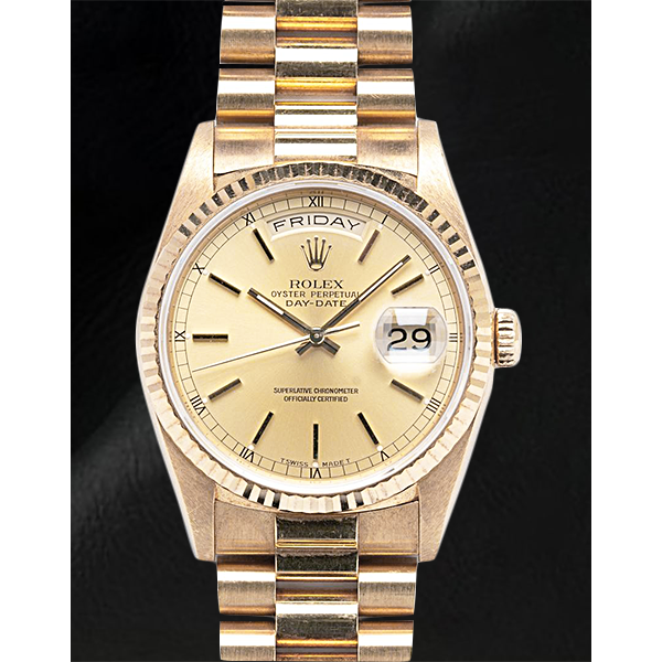 Pierre Précieuse Rolex carats Yellow Gold – vue principale