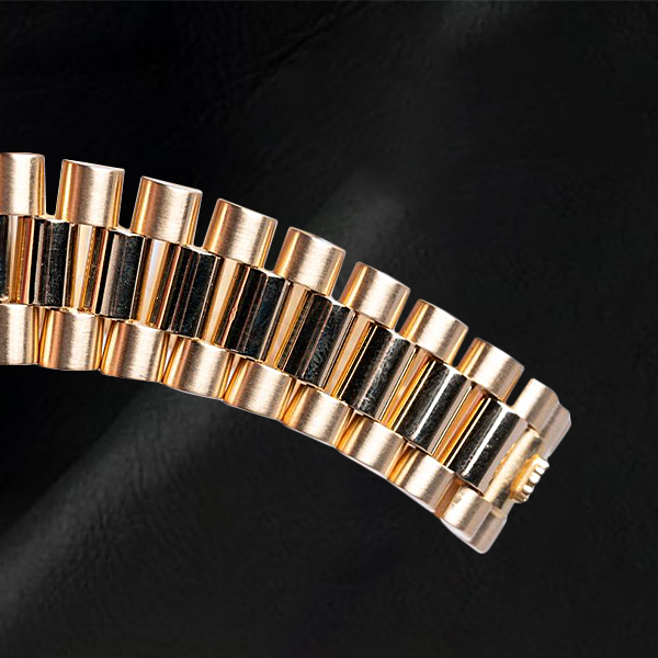 Pierre Précieuse Rolex carats Yellow Gold – vue de face