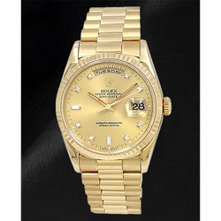 Brillant Rolex – Diamant Champagne carats Yellow Gold