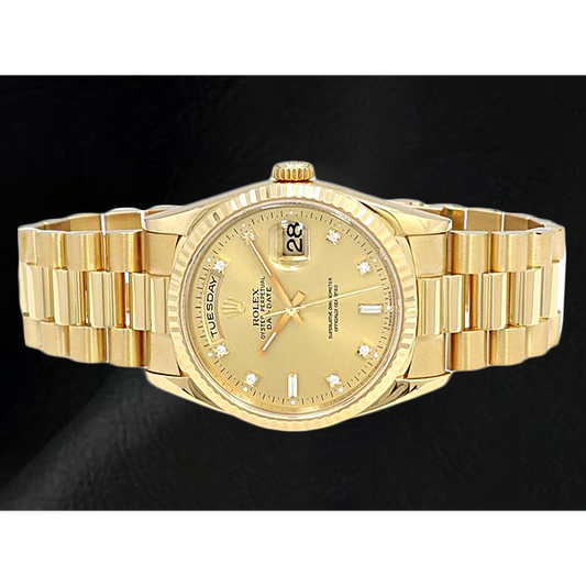 Brillant Rolex – vue de face