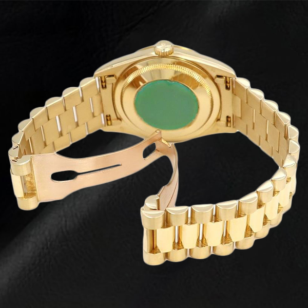 Brillant Rolex en Yellow Gold – vue d'angle