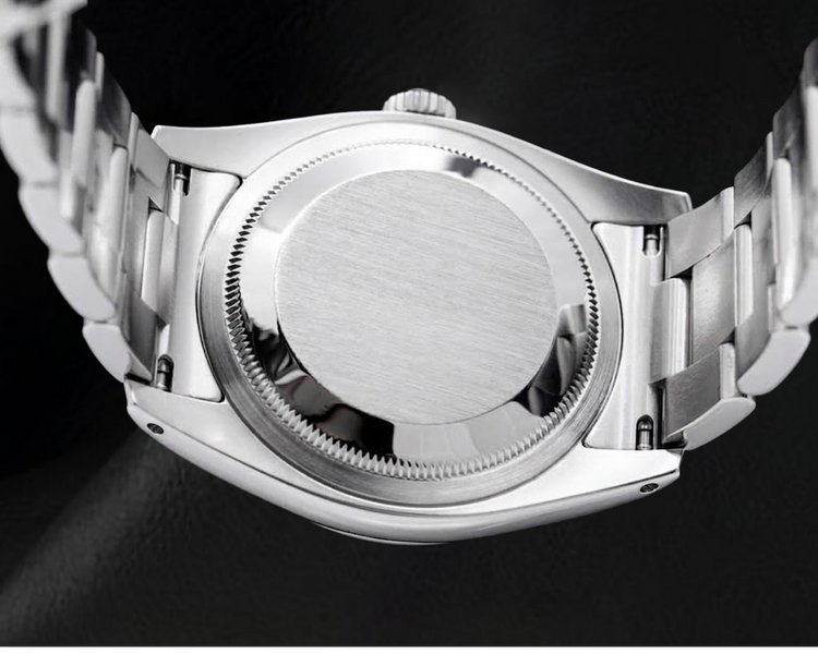 Montre Rolex Datejust 36 mm Lunette Cannelée Acier Inoxydable Cadran Bleu à Index Bâtons