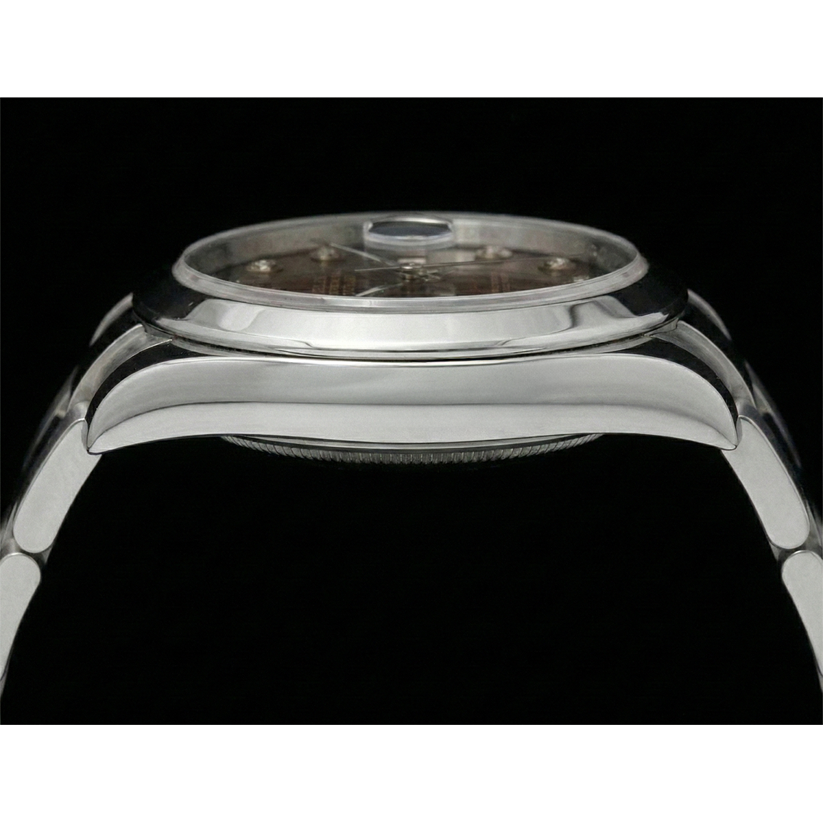 Diamant Fin bague en Stainless Steel – vue de profil
