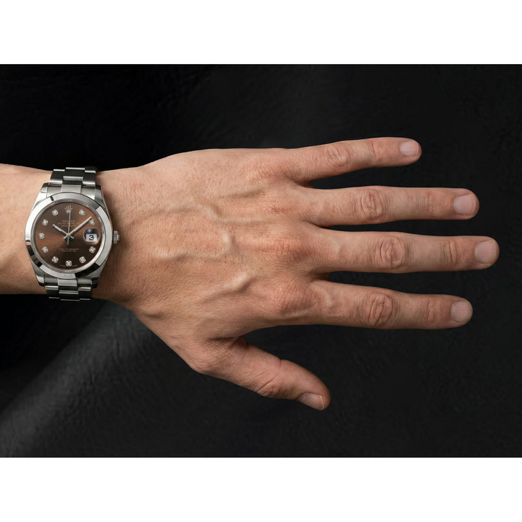 Diamant Fin Rolex 0,20-carats Stainless Steel – vue alternative