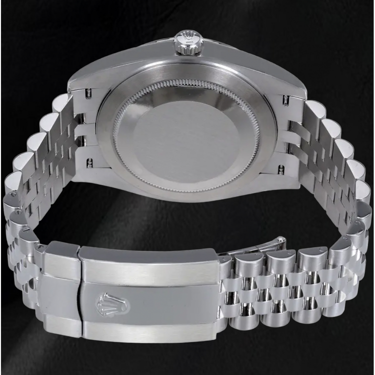 Montre Rolex Datejust 41mm en Acier Inoxydable avec Cadran Diamants en Nacre et Bracelet Jubilé