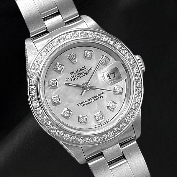 Chatoyant Perle de Culture Rolex carats – vue de face