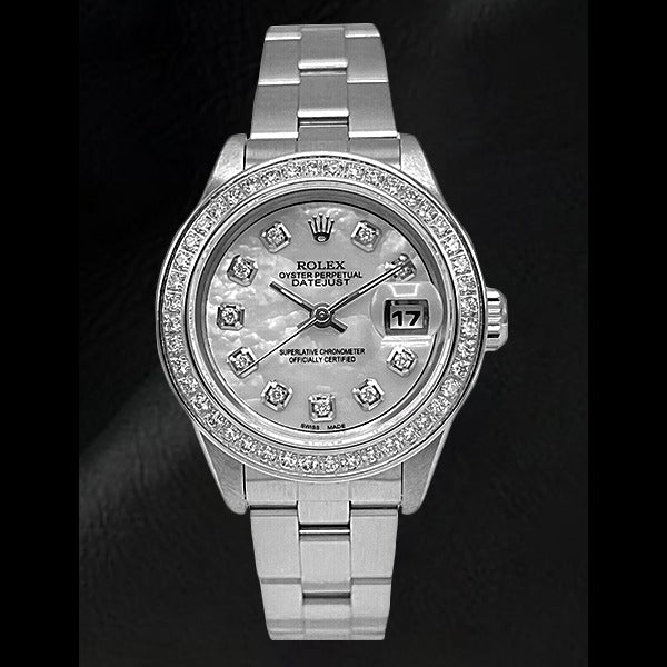 Perle de Culture Rolex en Stainless Steel – vue de côté
