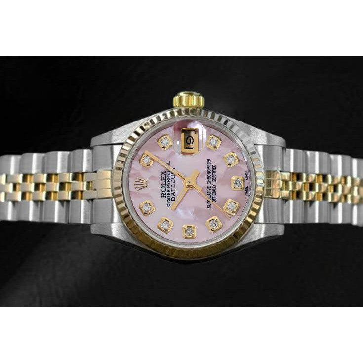 Rolex Cadran Diamant Rose 1994 Bicolore 26 mm