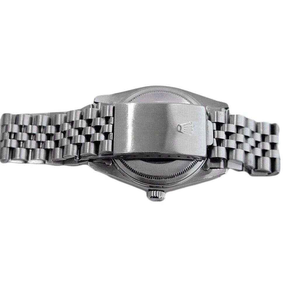 Rolex Stainless Steel avec Pierre Précieuse – vue de profil