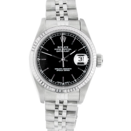 Pierre Précieuse Rolex -carats Stainless Steel – vue de face