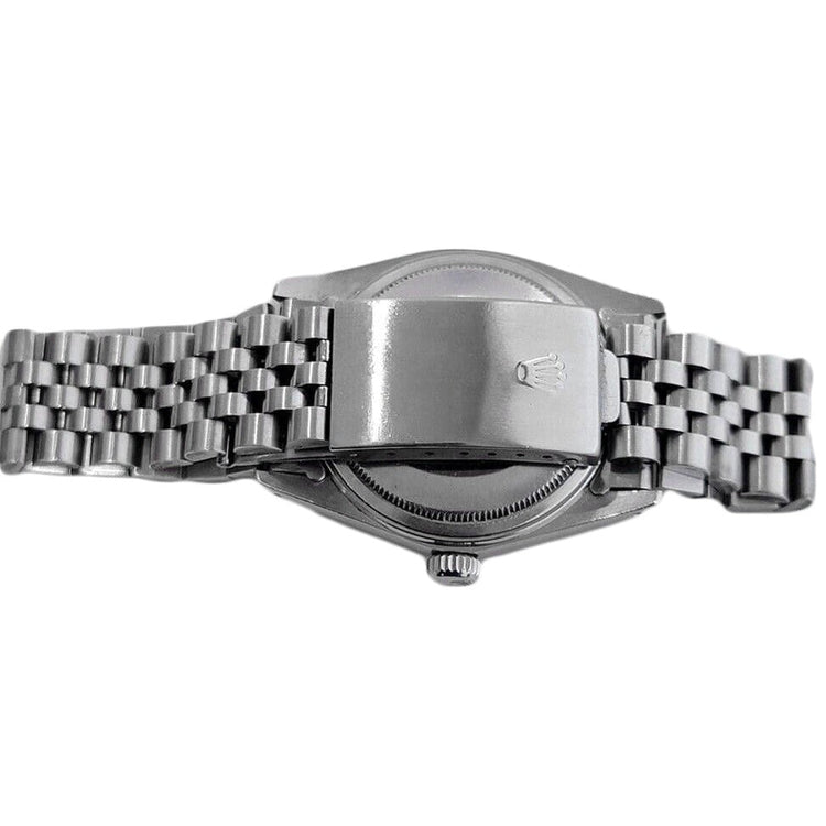 Rolex Stainless Steel avec Pierre Précieuse – vue de profil