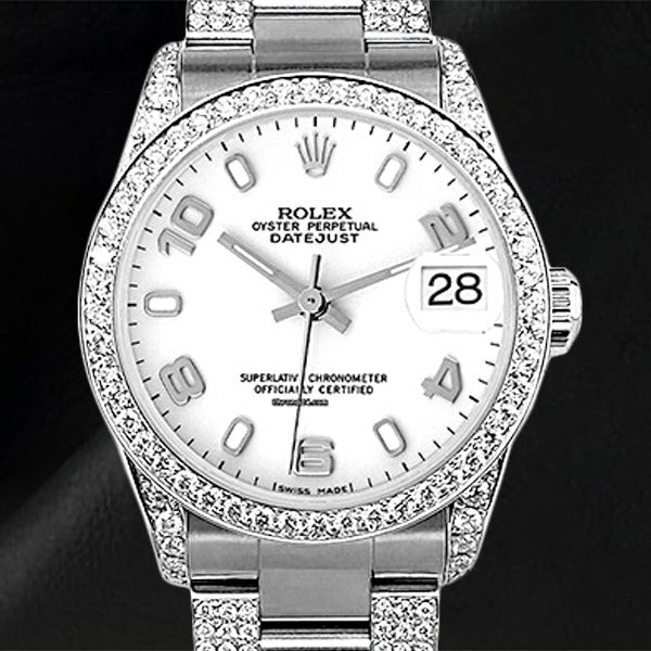 Diamant Fin Rolex – vue de face
