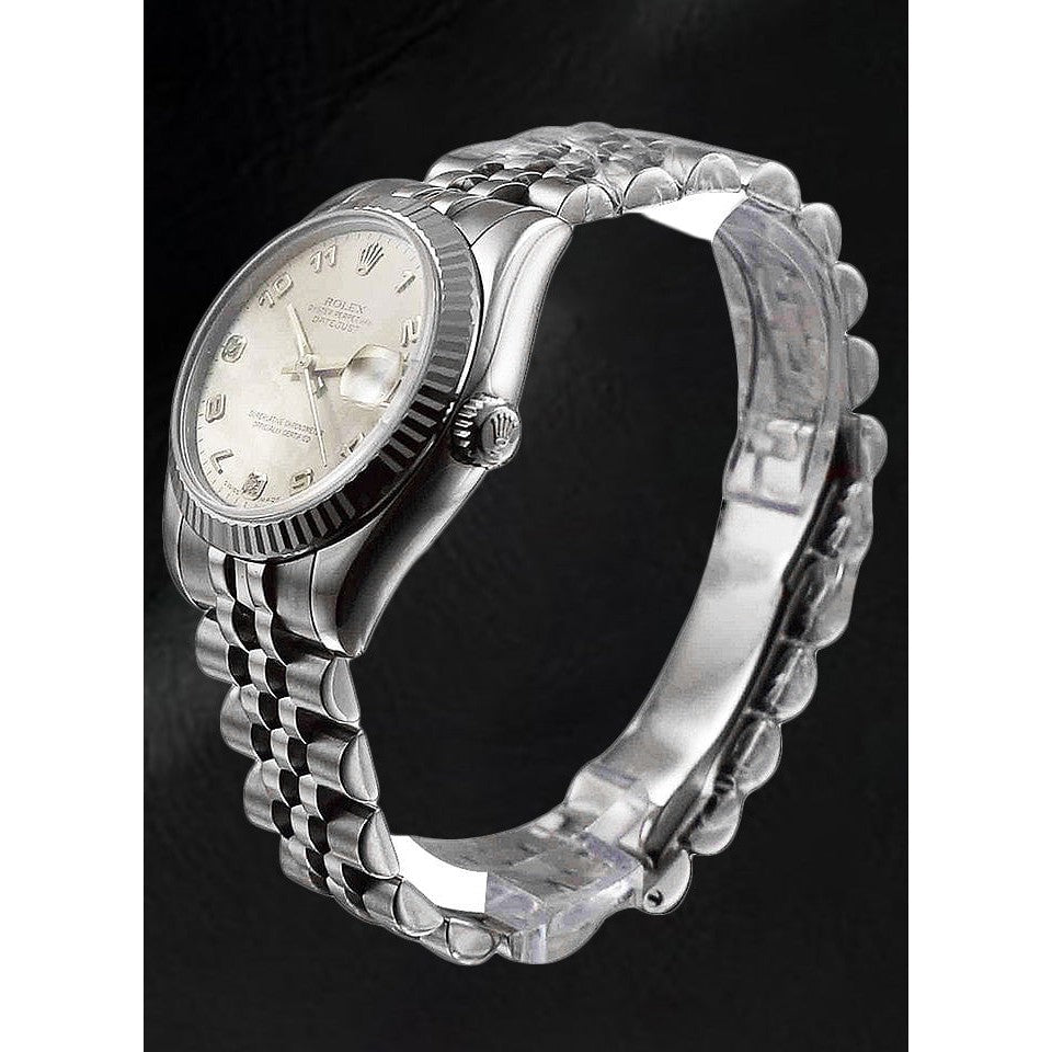 Fait à la main Perle des Mers du Sud Rolex carats – vue d'angle