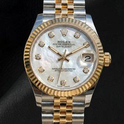 Brillant Perle de Culture Rolex 0,20 carats – Two Tone par