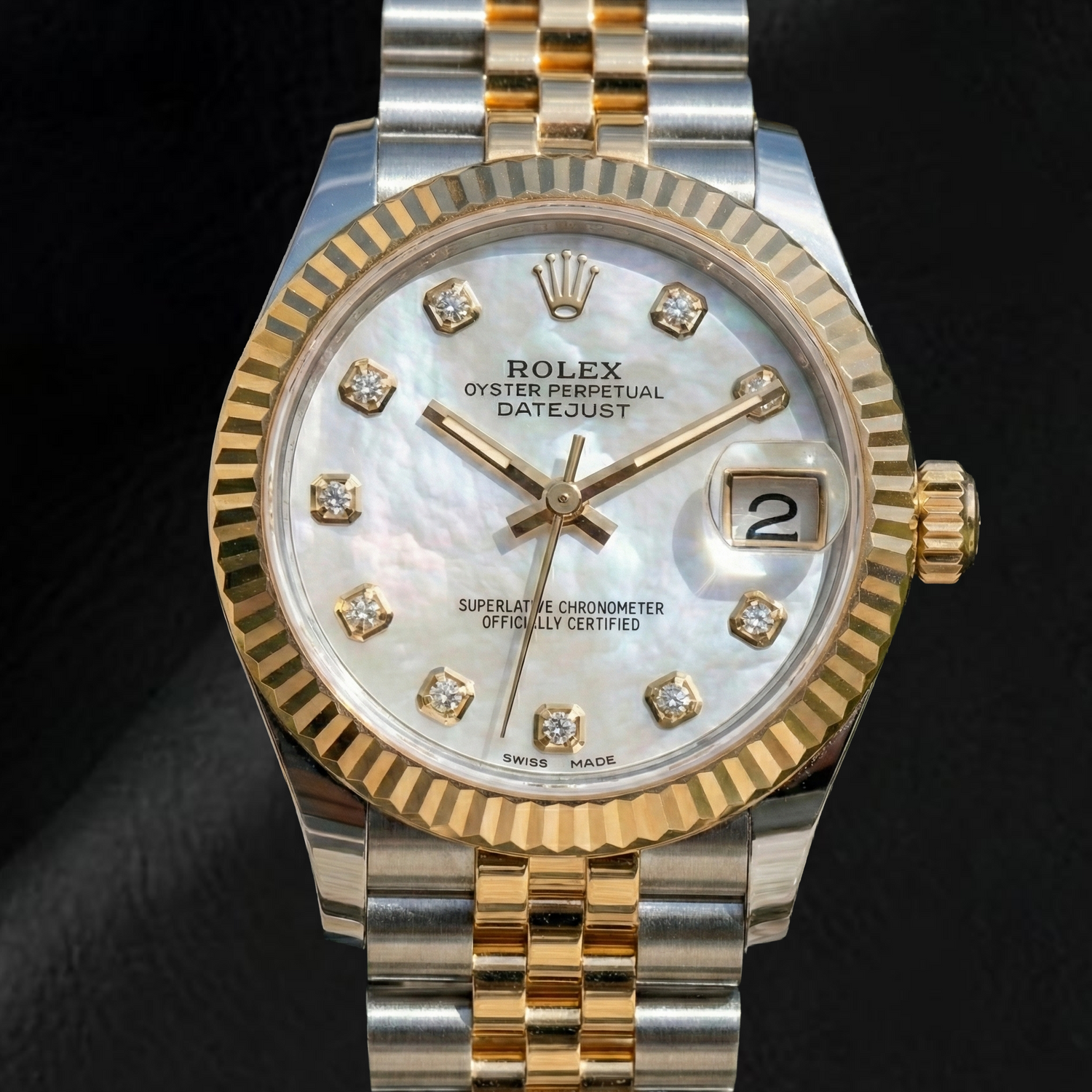 Perle de Culture Rolex 0,20-carats Two Tone – vue principale