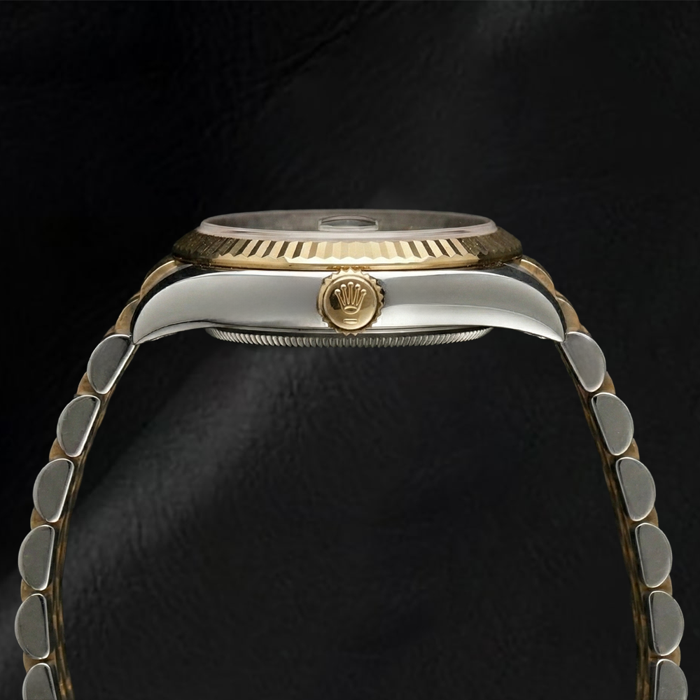 Rolex Two Tone avec Perle de Culture – vue d'angle