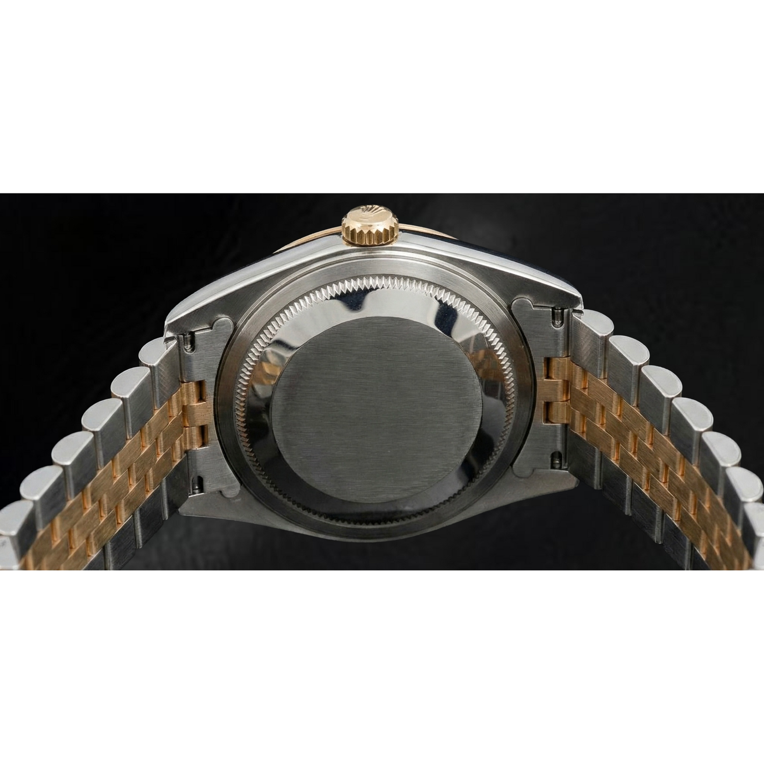 Perle de Culture Rolex 0,20 carats Two Tone – vue de dessus