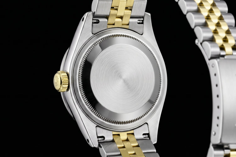 Montre Rolex Datejust 6917 Femme 26 mm Bicolore Cadran Diamants Nacre Blanche