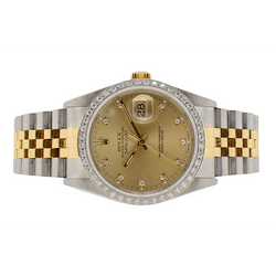 Diamant Champagne Diamant Fin Rolex carats – Gold