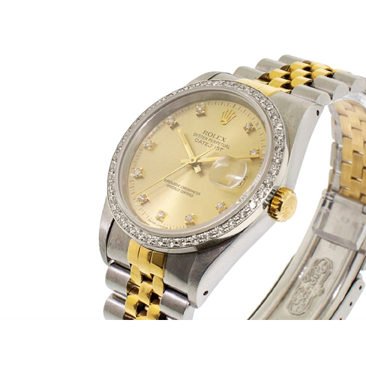 Diamant Fin Rolex en Gold – vue de face