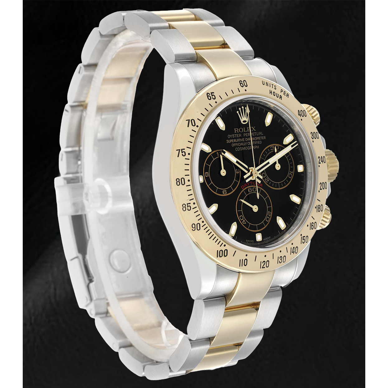Pierre Précieuse Rolex en Two Tone – vue d'angle